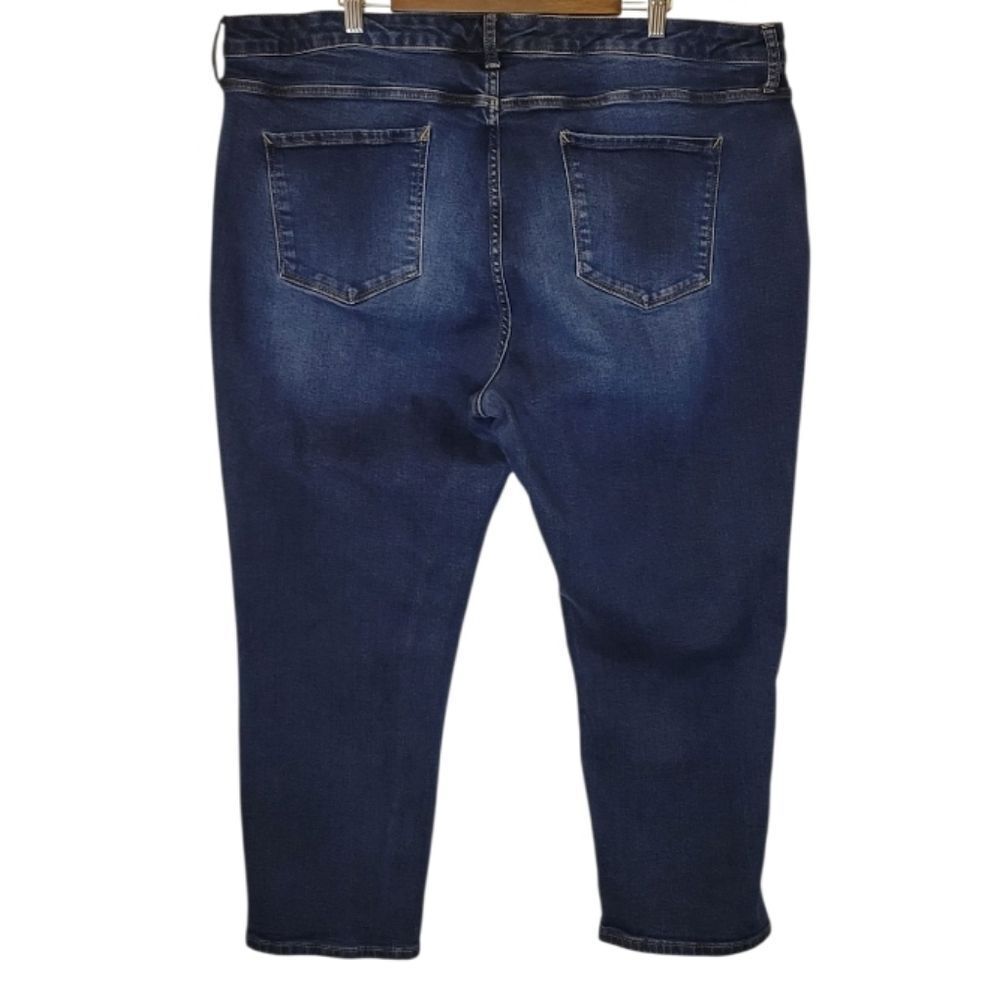Ana New Apparel High-Waist Straight Leg Blue Jeans Size 24W - Picture 2 of 6